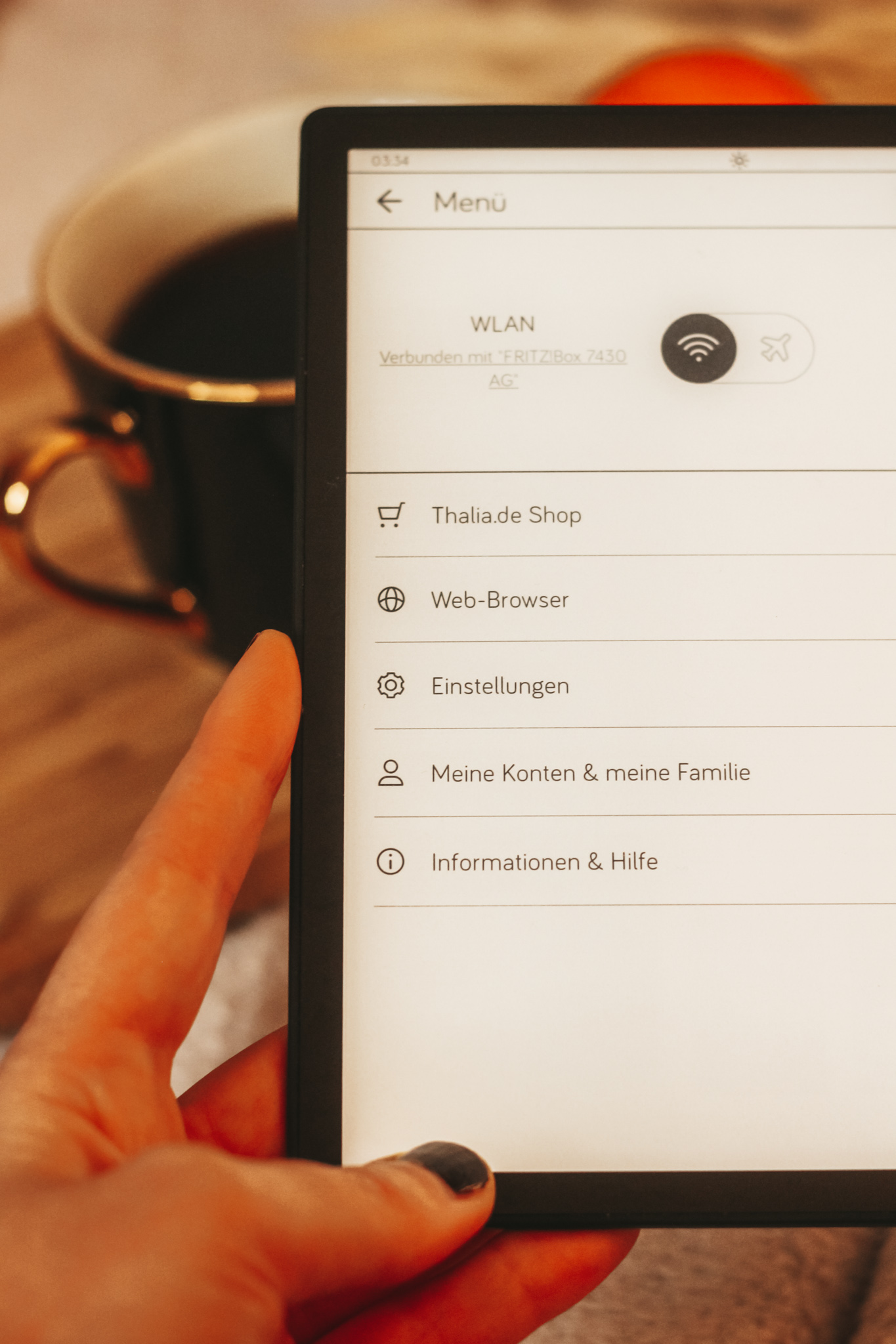 Lesegenuss mit dem tolino epos 2 eBook reader Lebensgefühle